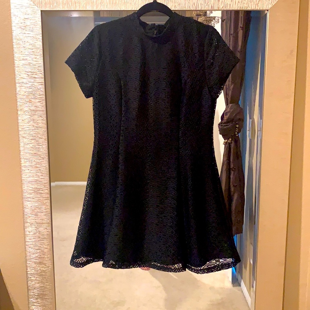 Zara Cute Mini Dress with mandarin collar